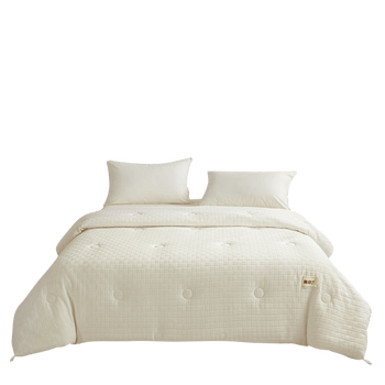 MUJI MJ-B24-66 — жаккардовое одеяло класса A с соевым наполнителем, 200 × 230 см