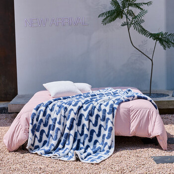 Mercury Home Textiles DH — мягкий плед «Дневник синего моря» 129135, 180 × 200 см